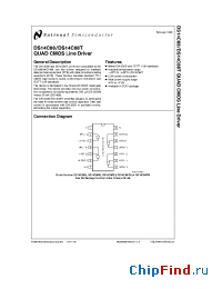 Datasheet DS14C88TM manufacturer National Semiconductor